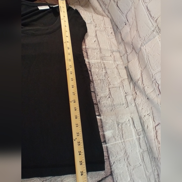 Chicos Black Scoop Modal Silk Long Sleeve Med - Picture 7 of 13